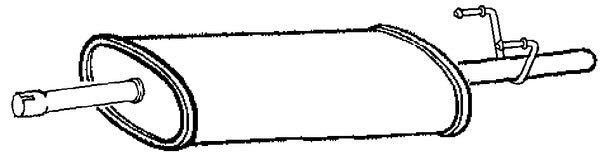 Klarius VW579J - Box With Centre Pipe  - Fits Volkswagen LT 2.5TDi