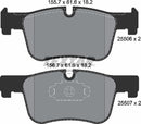 BMW, Brake Pad Set - Textar 2550601