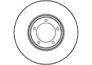 Disctech Brake Disc - Fits Citroën, Ldv - ABD2878 - Front Axle