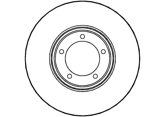 Disctech Brake Disc - Fits Citroën, Ldv - ABD2878 - Front Axle