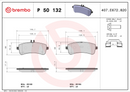 Brembo Brake Pad Set - P50132
