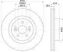 Mintex Brake Discs fits -Renault S314:5 MDC2022 (also fits other vehicles)