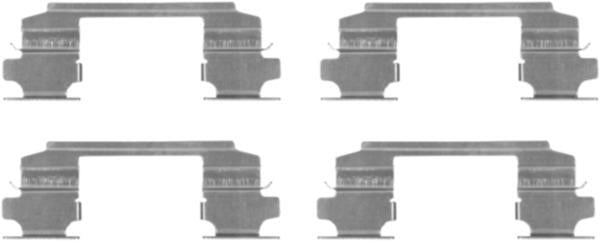 Mintex Brake Fitting Kit fits -Nissan MBA1686 (also fits other vehicles)