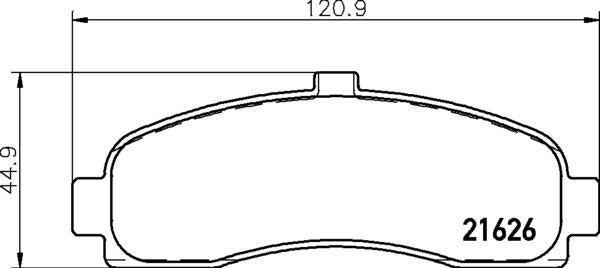 Mintex Brake Pad & Disc Kit fits -Nissan MDK0105 (also fits other vehicles)
