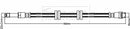 Borg & Beck Brake Hose Part No -BBH8390