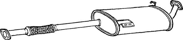 Klarius GM303G - Box With Centre Pipe  - Fits Opel Frontera 2.5TD