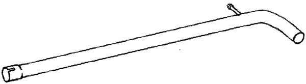 Klarius RN1038P - Centre Pipe  - Fits Renault Clio 1.5 dCI