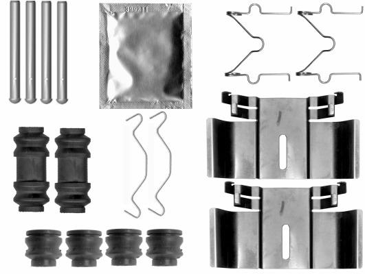 Textar Brake Pad Fitting Kit - 82544700