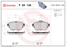 Brembo Brake Pad Set - P50136
