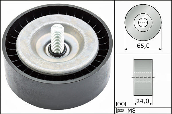 INA Deflection/Guide Pulley - V-Ribbed Belt - Part No - 532078210