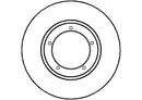 Disctech Brake Disc - Fits Porsche, Renault - ABD2967 - Front Axle