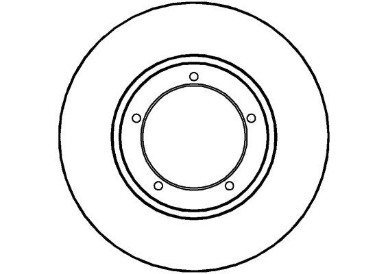 Disctech Brake Disc - Fits Porsche, Renault - ABD2967 - Front Axle