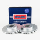 Borg & Beck Brake Disc Pair Part No -BBD4071
