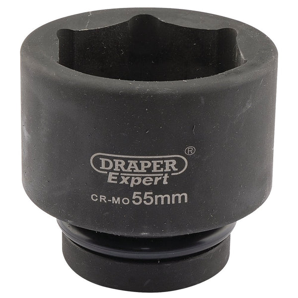 Expert HI-TORQ 6 Point Impact Socket, 1" Sq Dr, 55mm