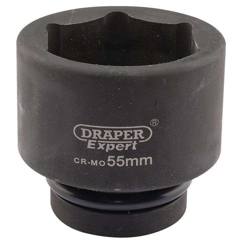 Expert HI-TORQ 6 Point Impact Socket, 1" Sq Dr, 55mm
