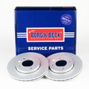Borg & Beck Brake Disc Pair Part No -BBD5109