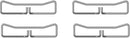 Textar Brake Pad Fitting Kit - 82511300