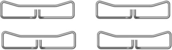 Textar Brake Pad Fitting Kit - 82511300