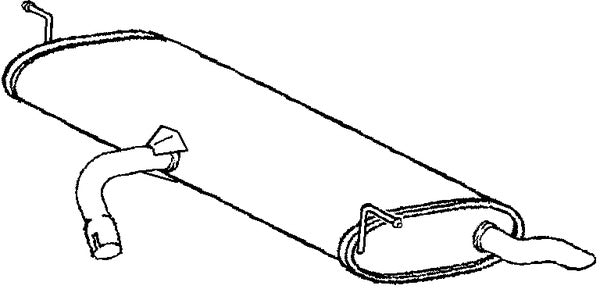 Klarius VW616E - Box With Tail Pipe