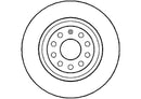 Disctech Brake Disc - Fits Audi, Land rover - ABD2613 - Rear Axle