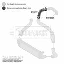 Borg & Beck Turbo Hose Part No -BTH1297
