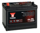 Yuasa YBX3069 - 3069 SMF Car Battery - 4 Year Warranty