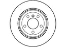 Disctech Brake Disc - Fits Bmw, Honda - ABD2888 - Rear Axle