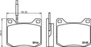Mintex Brake Pad Set fits -Peugeot MDB1192 (also fits other vehicles)