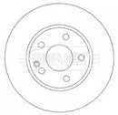 Borg & Beck Brake Disc Pair Part No -BBD4484