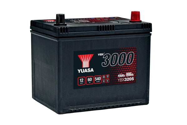 Yuasa YBX3205 - 3205 SMF Car Battery - 4 Year Warranty