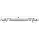 Borg & Beck Brake Hose Part No -BBH6153