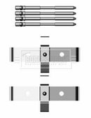 Borg & Beck Fitting Kit - Pads Part No -BBK1248