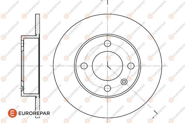 Eurorepar Brake Disc - 1618871080
