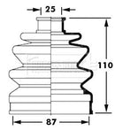 Borg & Beck Cv Joint Boot Kit Part No -BCB2387