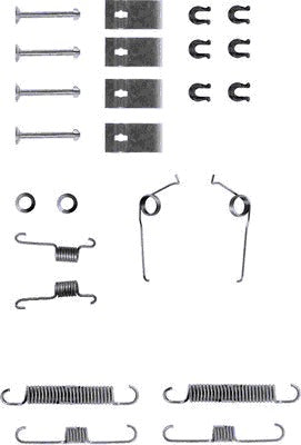 Textar Brake Shoe Fitting Kit - 97007300