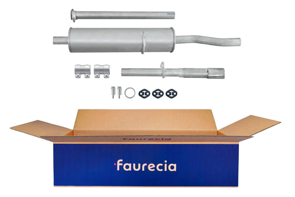 FAURECIA 8LD 366 034-751 Rear Muffler - Easy2Fit® Kit - fits RENAULT TWINGO I