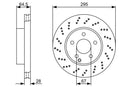 Bosch Brake Disc Pair Part No - 0986479331