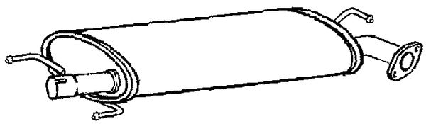Klarius TY938H - Box With Centre Pipe  - Fits Toyota RAV4 2.2D4-D