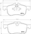 Mintex Brake Pad & Disc Kit fits -MG Rover MDK0185 (also fits other vehicles)