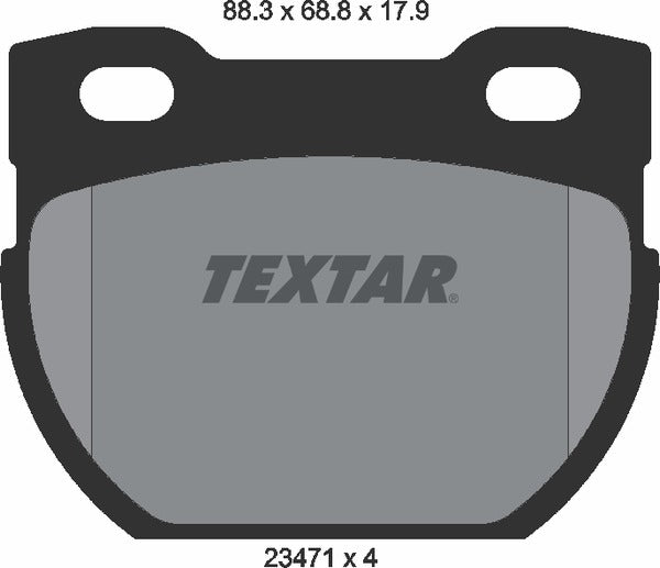 Textar Brake Pad Set - 2347103