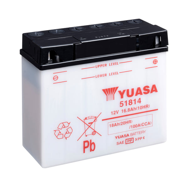 51814 (CP) 12V Yuasa Yumicron DIN Motorcycle Battery