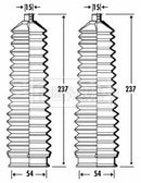 Borg & Beck Steering Gaiter Kit Part No -BSG3324