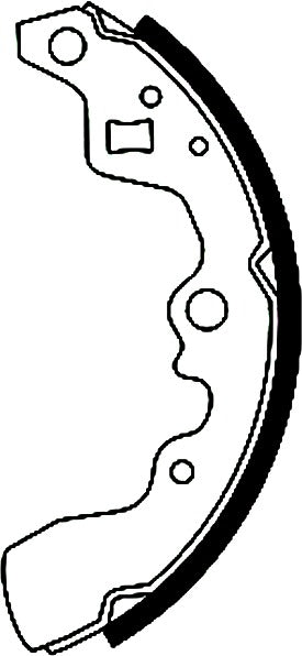 Mintex Brake Shoes fits -Suzuki Tata MFR342 (also fits other vehicles)