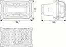 HELLA 1AL 016 330-001 Asymmetric-Insert, headlight - SlimLine - 12/24V