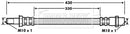 Borg & Beck Brake Hose Part No -BBH7496