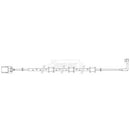 Borg & Beck Wear Lead Part No -BWL3087