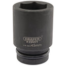 Expert HI-TORQ 6 Point Deep Impact Socket, 1" Sq Dr, 43mm
