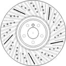 Disctech Brake Disc - Fits Bmw - ABD4071 - Front Axle Right