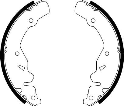 Mintex Brake Shoes fits -Chrysler MFR532 (also fits other vehicles)