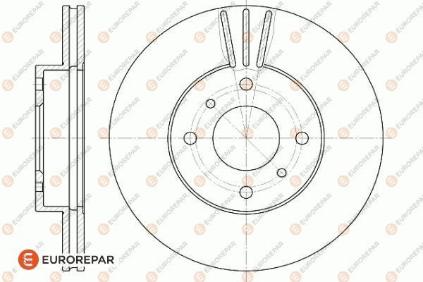Eurorepar Brake Disc - 1618872280